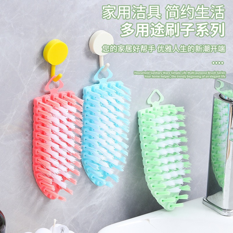 Kitchen sink cleaning brush, bendable shoe brush, no dead angle, multifunctional cleaning tool, sink cleaning brush