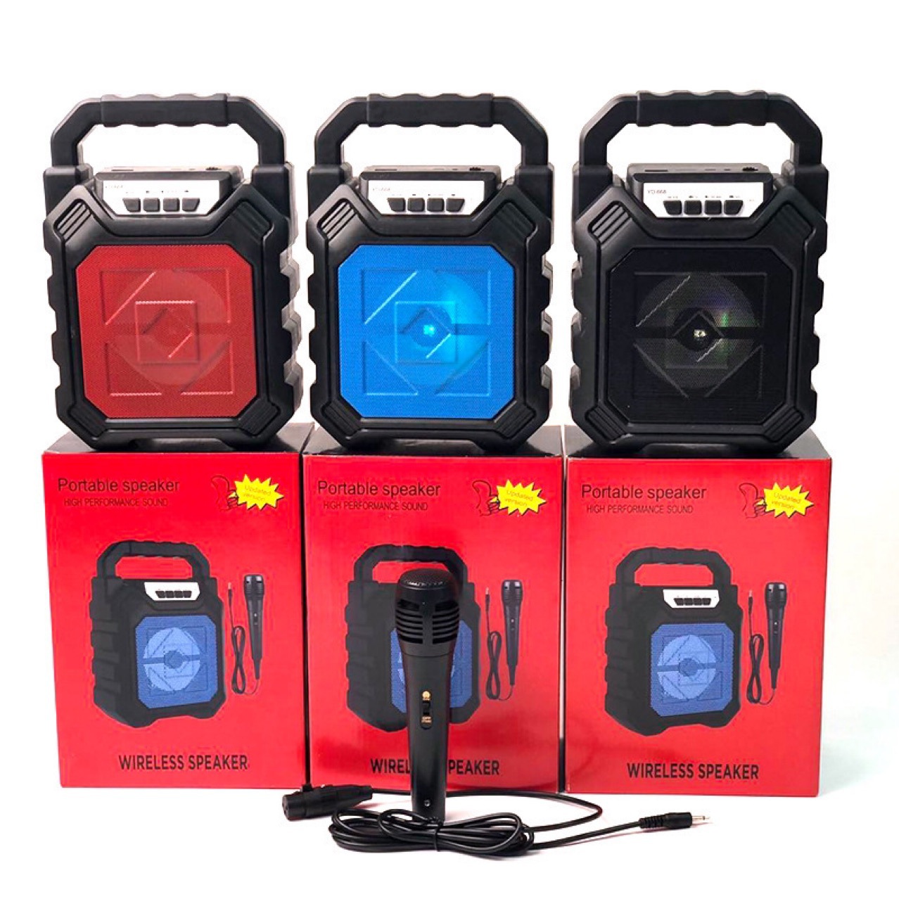 668 portable outdoor square dance Bluetooth audio pluggable card subwoofer wireless Bluetooth speaker