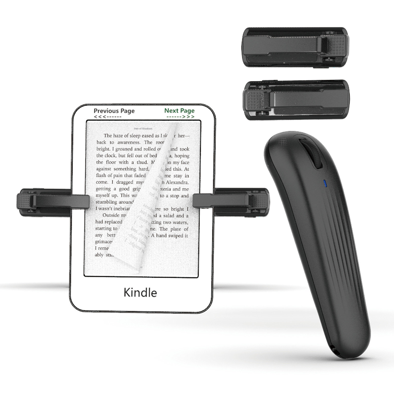 Kindle compatible e-book remote page turner reading novel remote control