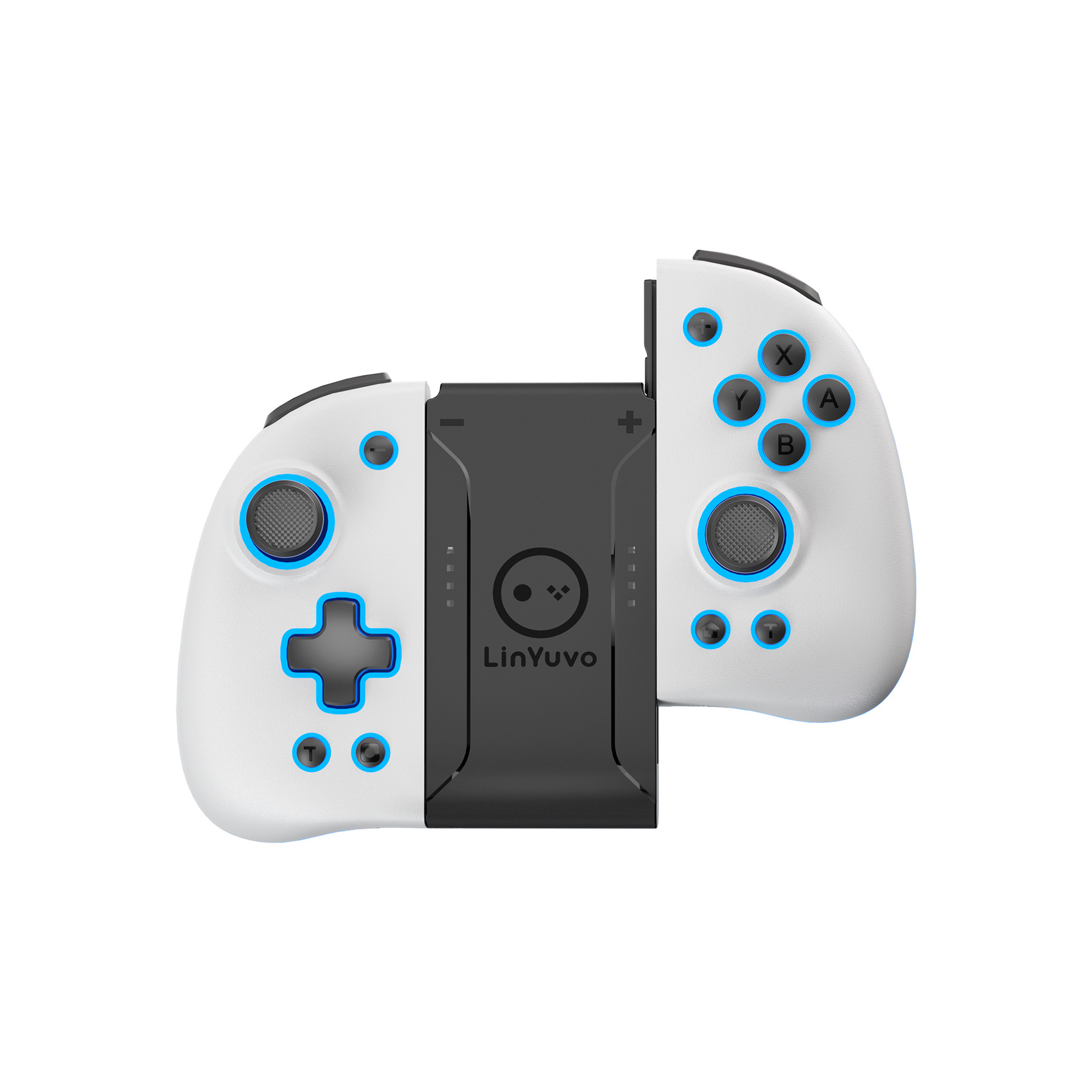 LinYuvo Lianyou switchjoycon bluetooth handle colorful RGB light mechanical button wireless JC handle PC