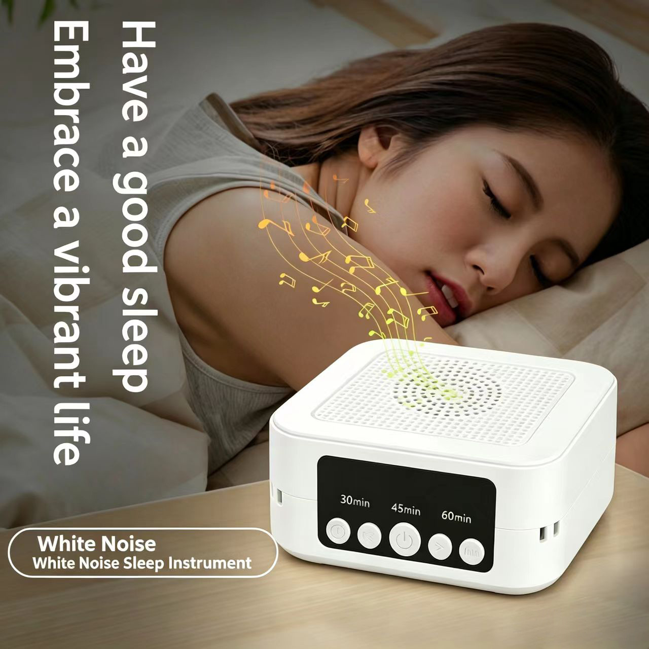 Whitelist smart white noise sleep device speaker breathing sleep box multifunctional baby soothing sleep aid device