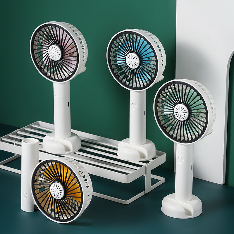 New Aromatherapy Lithium Battery Fan USB Charging Desktop Portable Mini Handheld Small Fan LOGO