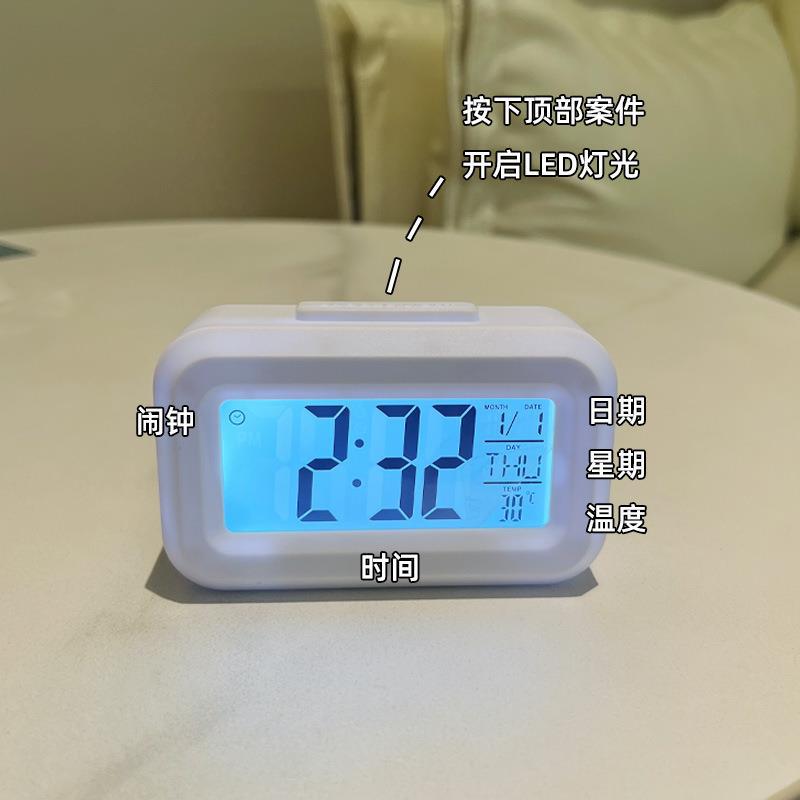 Mini Small Alarm Clock Children Student Multifunctional Clock Time Manager Kitchen Electronic Timer Alarm Clock