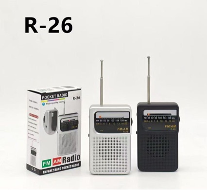 CMIK Rechargeable Radio FM Pocket Tuning Semiconductor Mini Portable Radio
