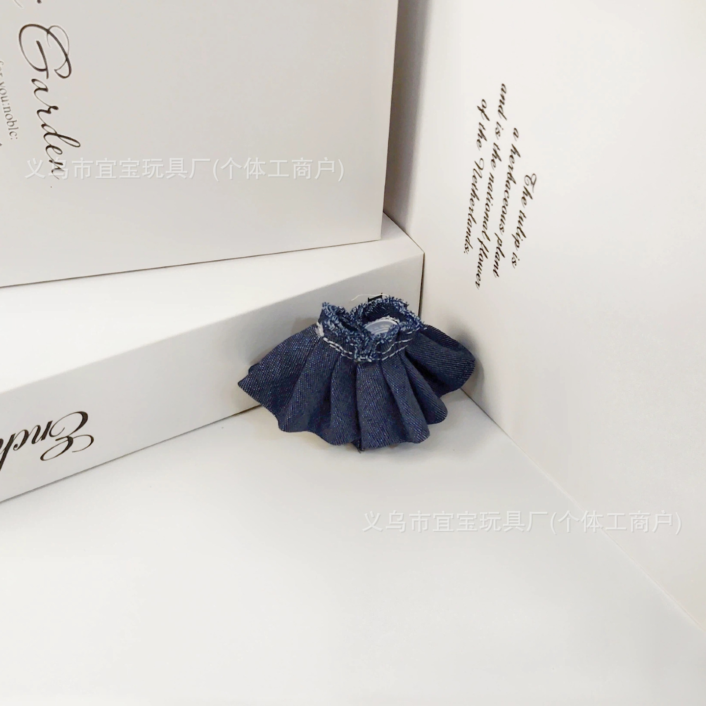 Long Leg KT Cat 4.0 Labubu Gazi Sister Spring Denim Puffy Skirt American Style Pendant Doll Clothes