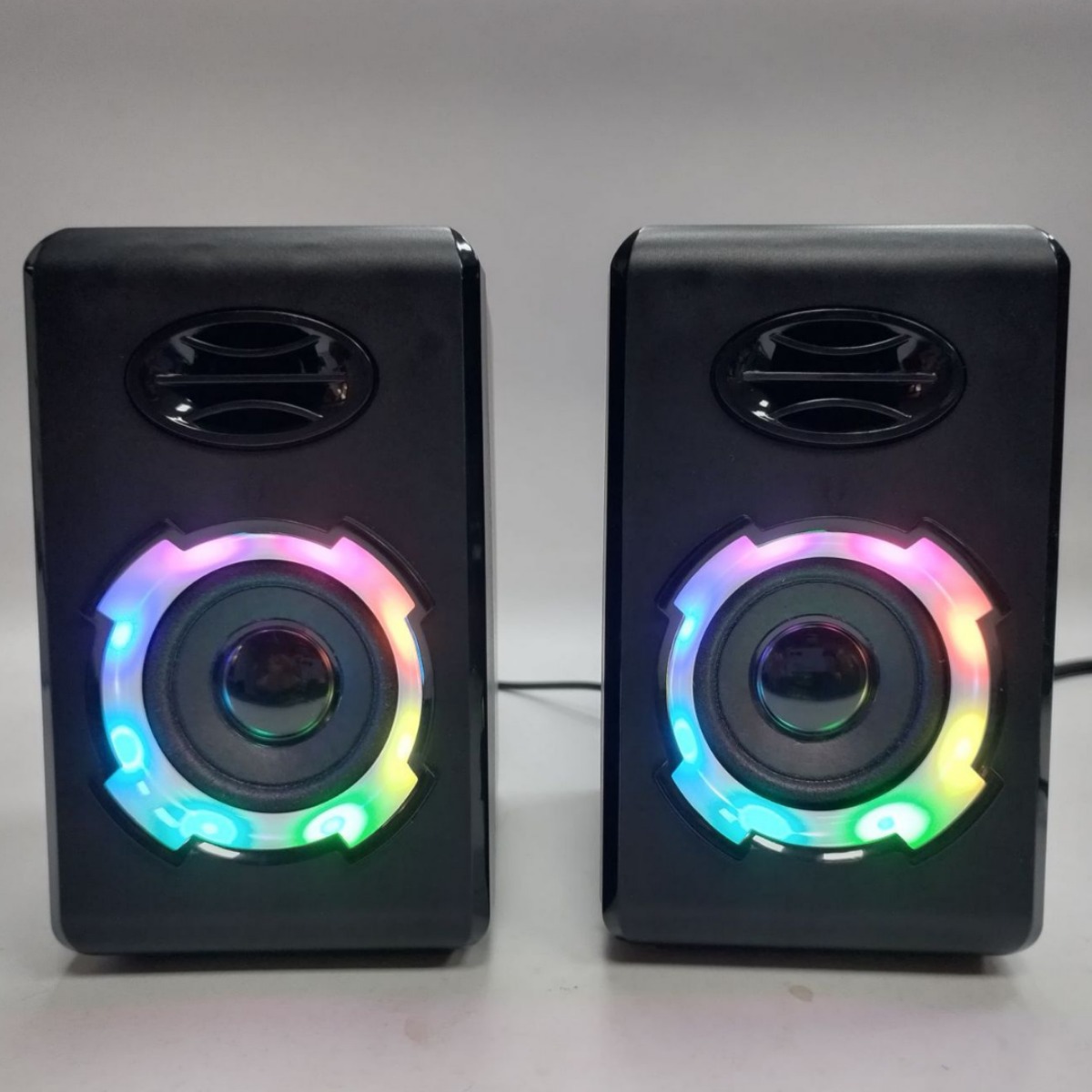 New RGB Light Speaker Desktop Home Computer Notebook Multimedia Wired Subwoofer Speaker
