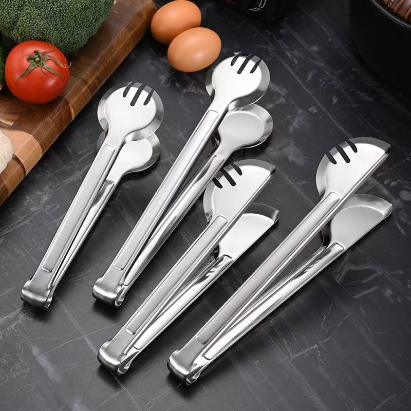 304 stainless steel half-round clip, restaurant towel clip, full-round food clip, kitchen steak barbecue food clip tool