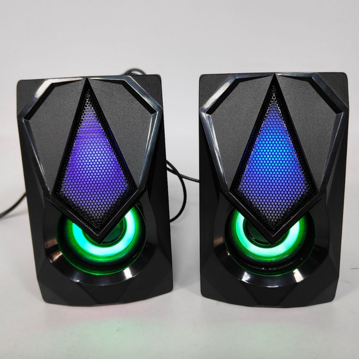 New RGB Light Speaker Desktop Home Computer Notebook Multimedia Wired Subwoofer Speaker