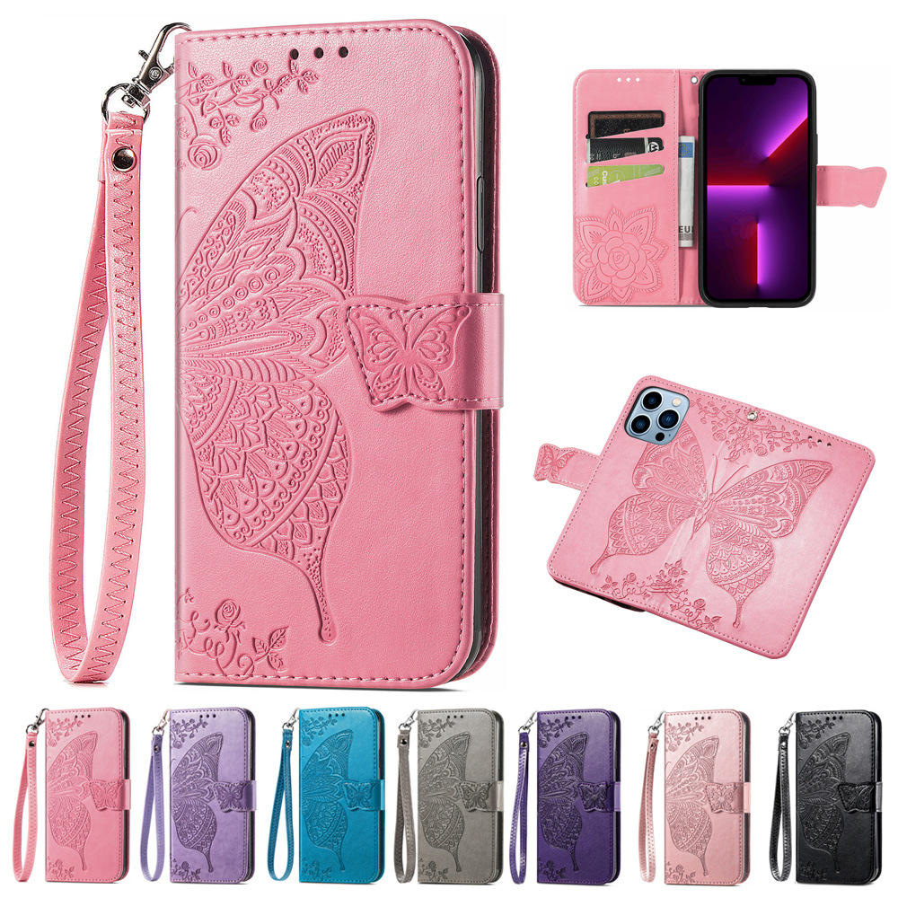 For Apple 18Pro phone leather case flip iPhone17 phone case embossed XR leather protective case