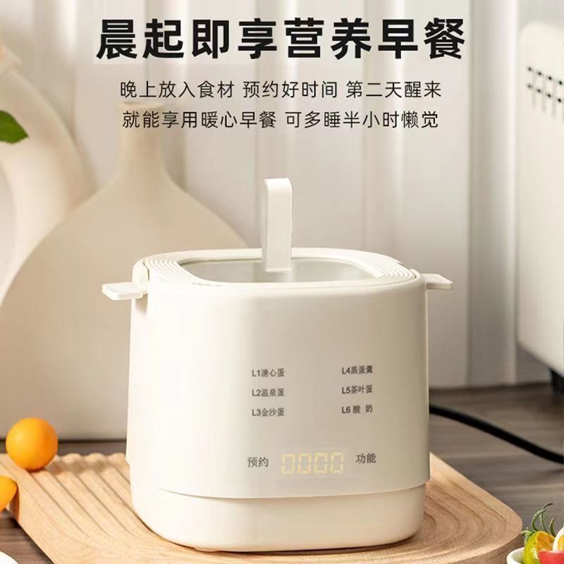German Egg Cooker Steamer Multifunctional Automatic Shut-off Household Small Mini Dormitory Boiled Eggs Breakfast