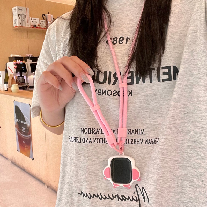 Cute cat paw Apple Apple watch S11/10/9 compatible iWatch Ultra protective case full coverage soft case
