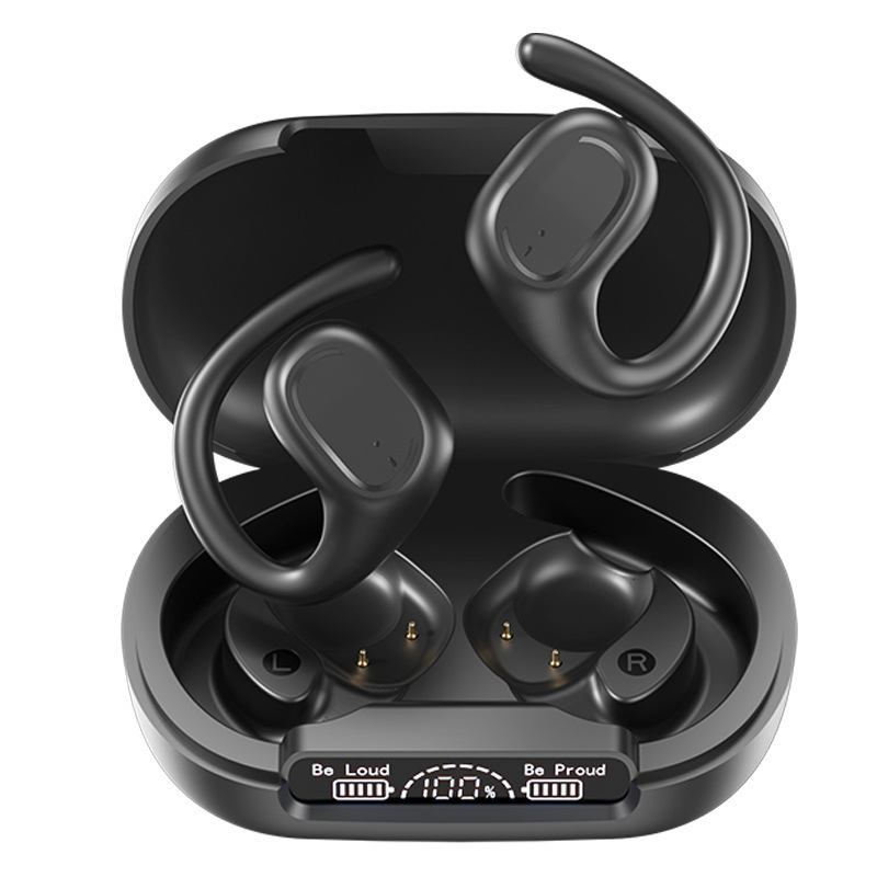 Open-ear OWS earhook sports wireless headset ultra-long battery life bone conduction Bluetooth S200