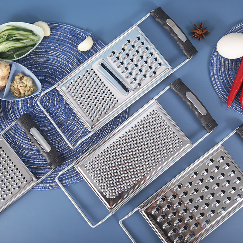 Stainless steel multi-function vegetable grater, potato cheese grater, household kitchen tool