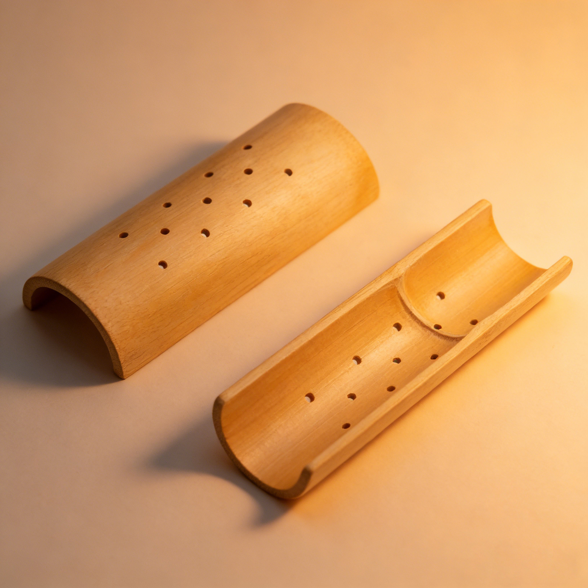 Bamboo pillow, cervical pillow, U-shaped cool pillow, hard pillow, natural bamboo breathable pillow, cervical cushion, LOGO paint-free wax-free