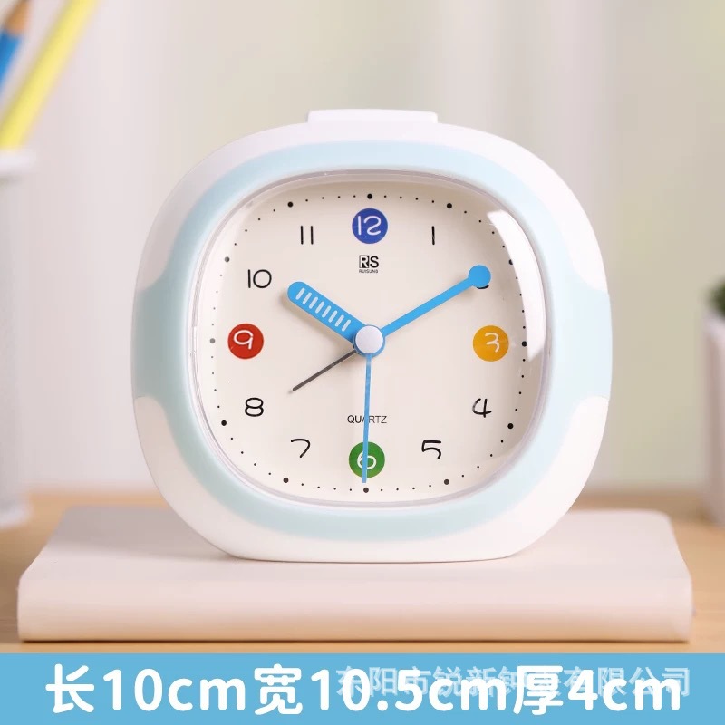Dopamine color plastic alarm clock simple modern alarm clock children student special wake-up clock