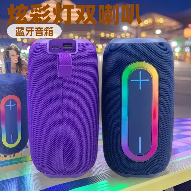 New Wireless Outdoor Dual Speaker Bluetooth Speaker Loud Volume Super Heavy Bass Home Portable Car Small Speaker