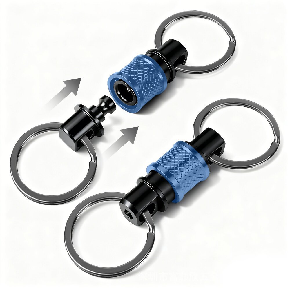 Portable Multi-purpose Universal Buckle 360-degree Rotating Aluminum Alloy Pendant Detachable Key Hook
