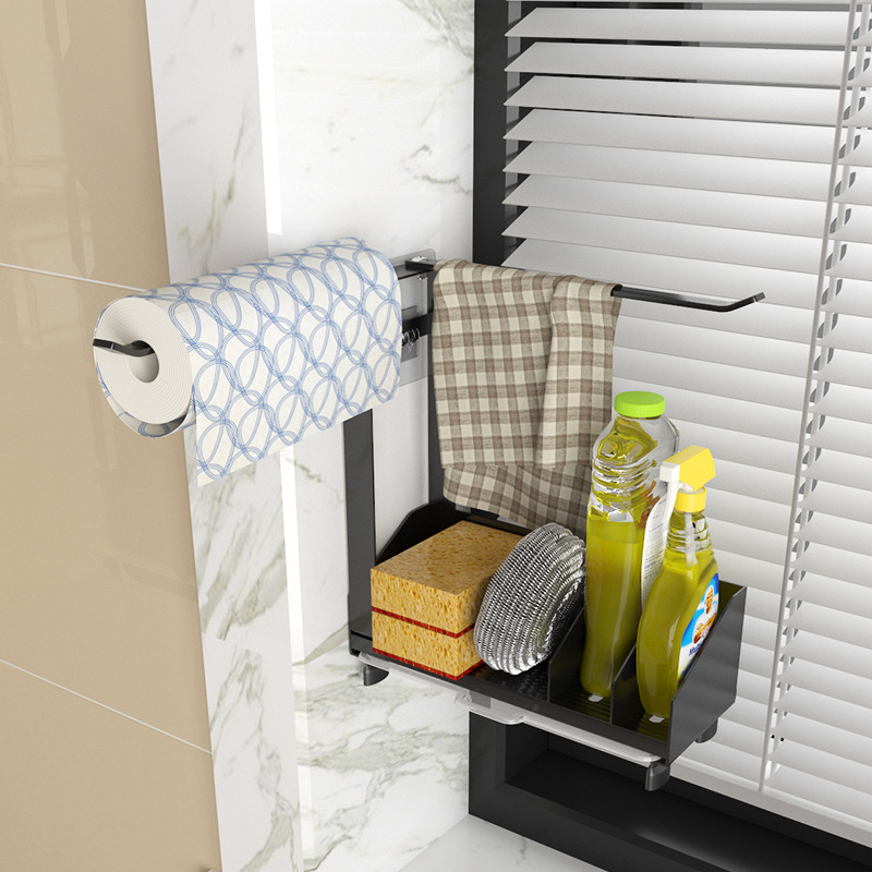 Dishcloth rack kitchen storage rack sponge draining storage dishwashing cloth dishcloth rack countertop storage