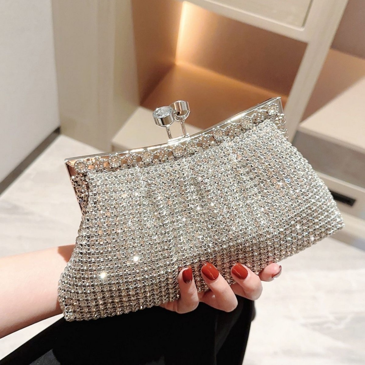 2025 New Evening Clutch Single Shoulder Crossbody Women's Bag Dress Celebrity Crossbody
