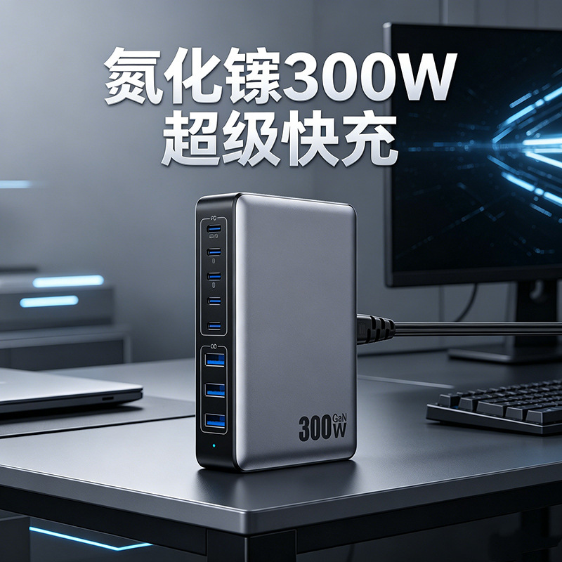 Selected 300W GaN Charger 20V5A High Power Phone Laptop Desktop Charging Station 300W Fast Charging