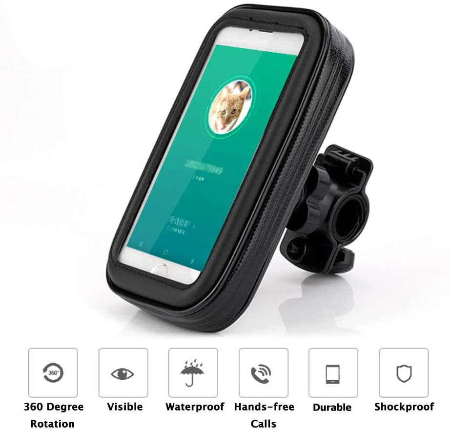 Rainproof bag bicycle electric touch screen rainproof bag motorcycle frame phone mount waterproof bag