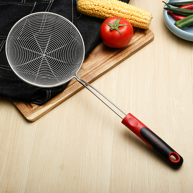 Large Strainer Stainless Steel Kitchen Utensil Filter Mesh Strainer Skimmer Household Hotel Supplies