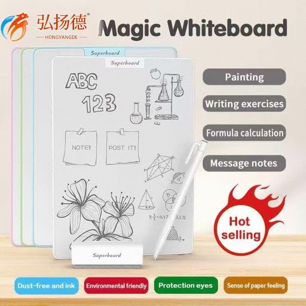 Microcapsule-based nano dust-free whiteboard for children's