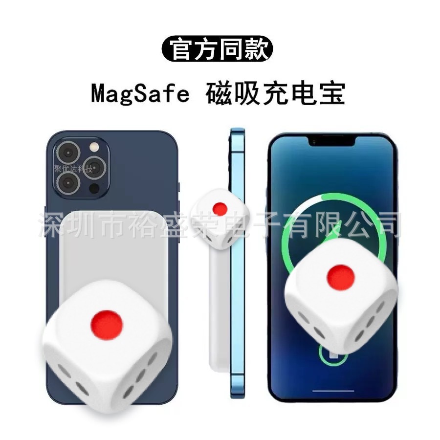 Magnetic Wireless Power Bank for Apple Magsafe Mobile Power Supply Official Phone External Battery