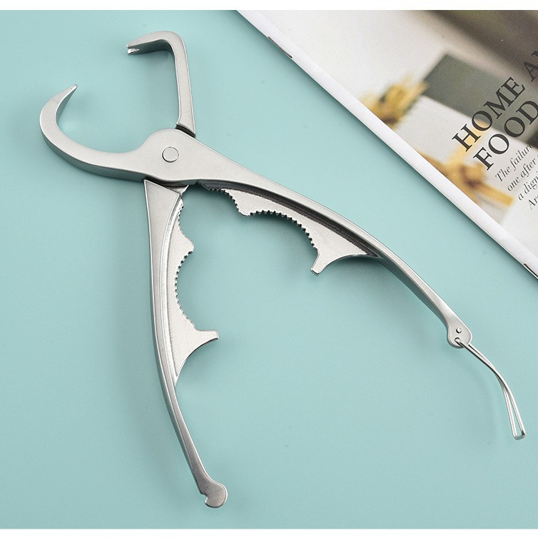 Stainless Steel Pliers Tea Knife Walnut Nutcracker Manual Tea Clip Tea Tool Multifunctional Bottle Opener Tea Set