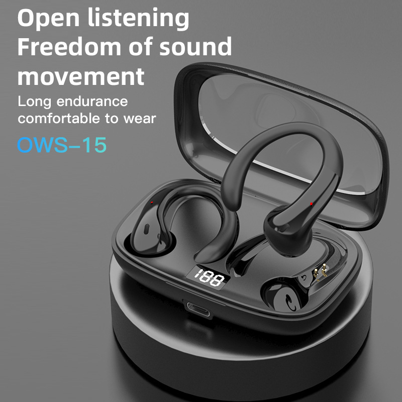 New TWS true wireless Bluetooth earphones over-ear stereo wireless earphones