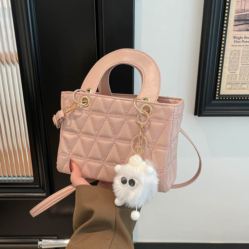 Diamond Grid Small Bags Women's Bags 2026 Popular New Casual Handbags Simple Shoulder Crossbody Bags