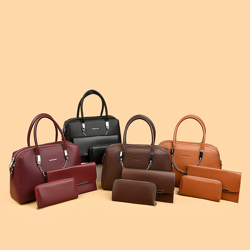 2026 New Large Capacity Multi-piece Set Mother-child Bag Shoulder Handbag Women's Handbags