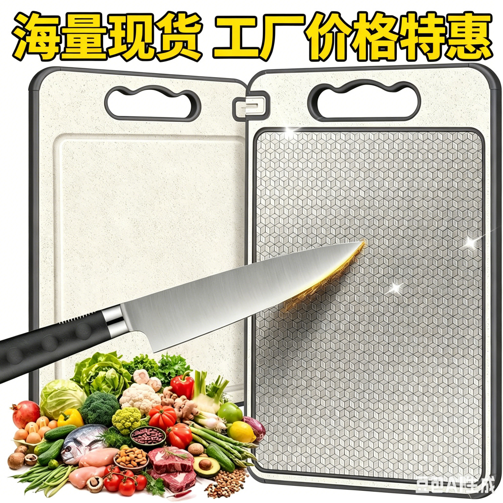 Stainless steel cutting board 304 food grade commercial kitchen chopping board easy to clean cutting board 304 stainless steel