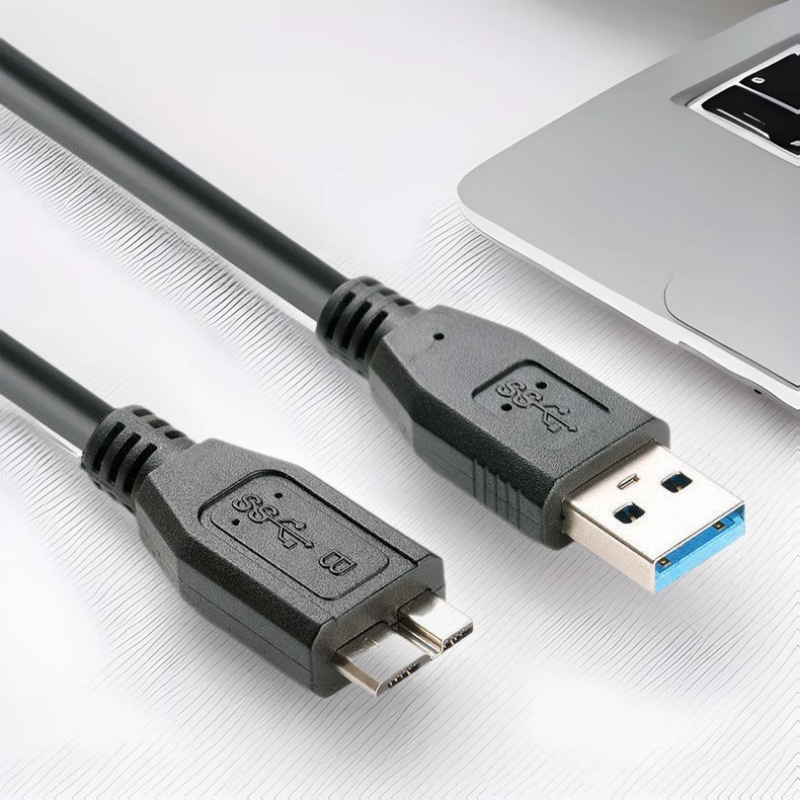 Micro B 3.0 data cable high-speed transmission mobile hard drive connection cable camera USB computer connection cable
