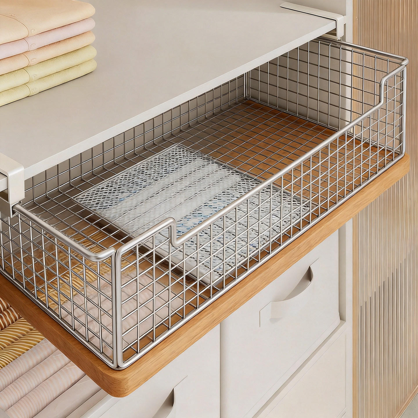 Underwear Storage Box, Wardrobe Hanging Underwear Box, Intimate Clothing Organizer, Drawer-type Layered Storage Shelf