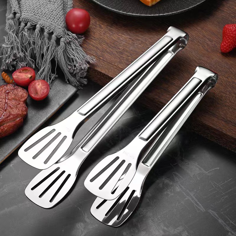 304 stainless steel three-line clip, bread clip, barbecue clip, food clip, kitchen household food clip tool