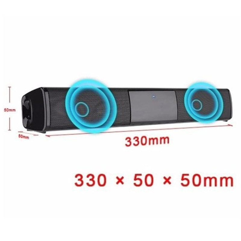 BS28A BS28B Long Bar 3D Soundbar Bluetooth Speaker Wireless Card Insert Heavy Bass Sound Bar Home Large Speaker