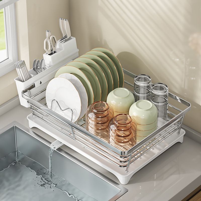 Kitchen bowl chopstick storage rack rack sink countertop bowl rack plate draining rack bowl plate storage box
