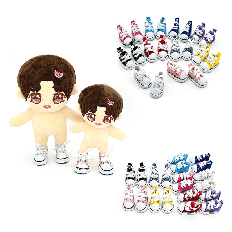 20cm Doll Shoes Six-Point BJD 6-Point Canvas Shoes 30cm Jointed Doll Change Clothes Toy Doll Shoes