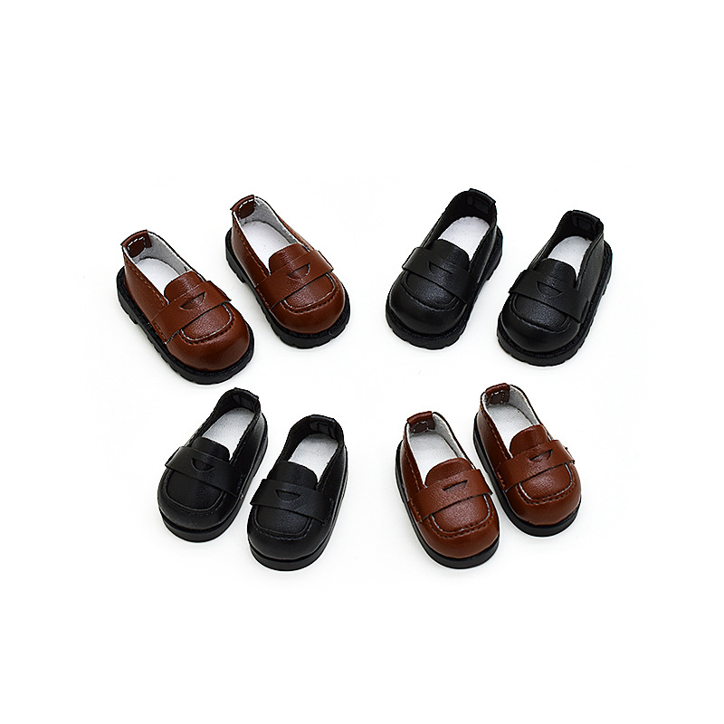 10/15/20CM Cotton Doll Shoes 6/8-Point BJD Leather Shoes 17CM Labubu LinaBell Pendant Shoes