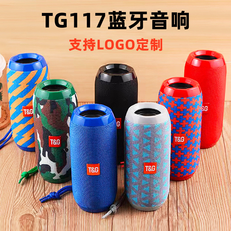 New TG117 Waterproof Wireless Bluetooth Speaker with Call Function Portable Card Slot Speaker Sports Bass Gift