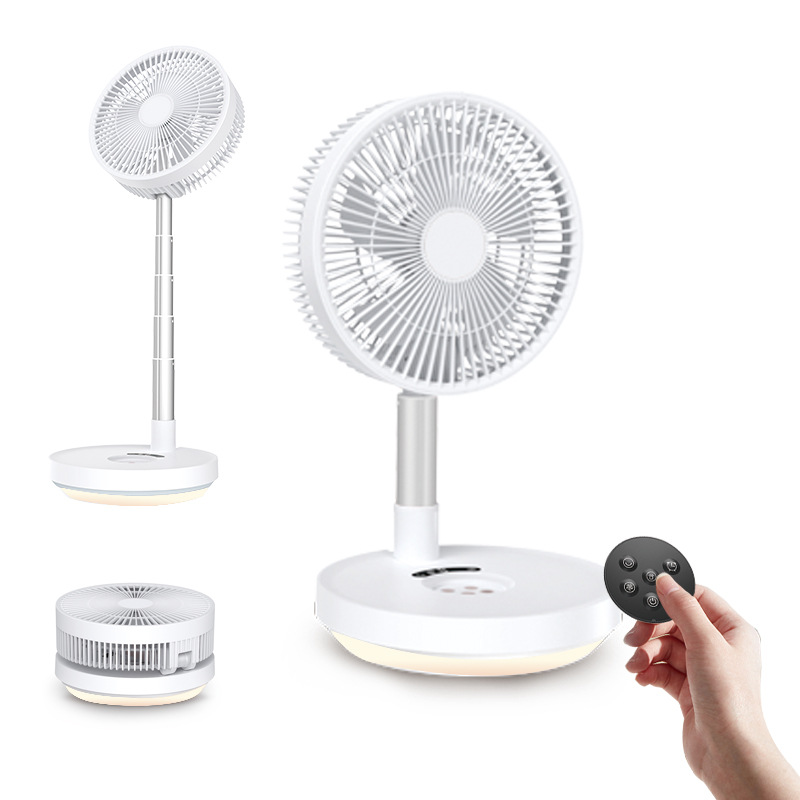 2025 New USB Desktop Air Circulation Fan Remote Control Home Outdoor Portable Folding Camping Fan