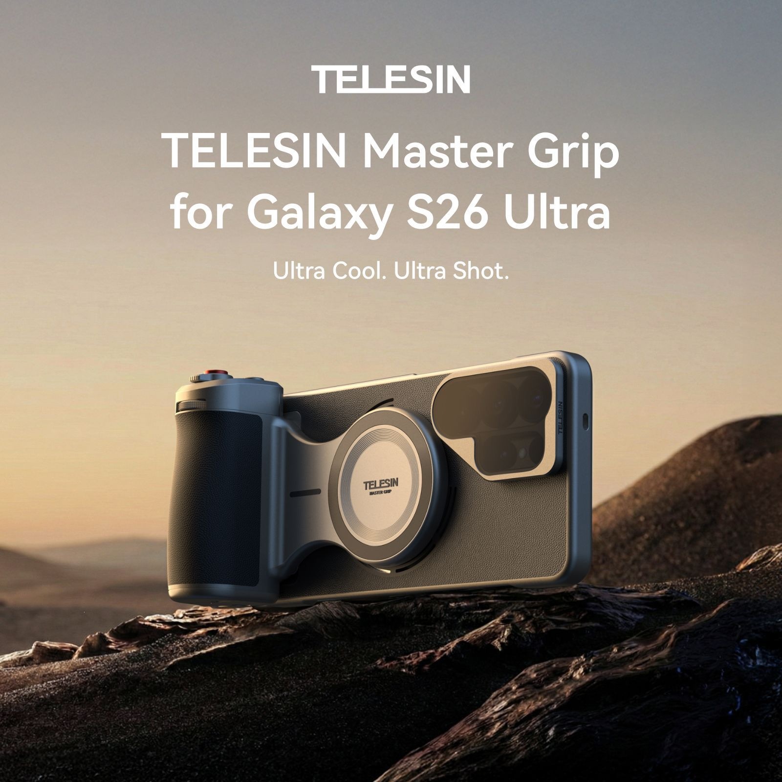 TELESIN Master Phone Photography Kit for Samsung S26 Ultra Phone Shooter