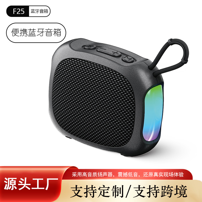 New Gift Bluetooth Speaker Small Wireless Portable Speaker Mini Card Fabric Subwoofer Small Speaker