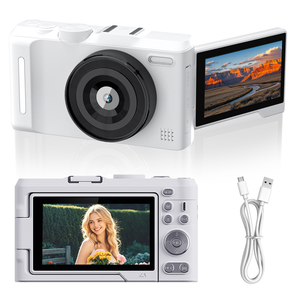 Portable 5K Mirrorless Digital Camera Student Photography Sports Recorder HD CCD Camera