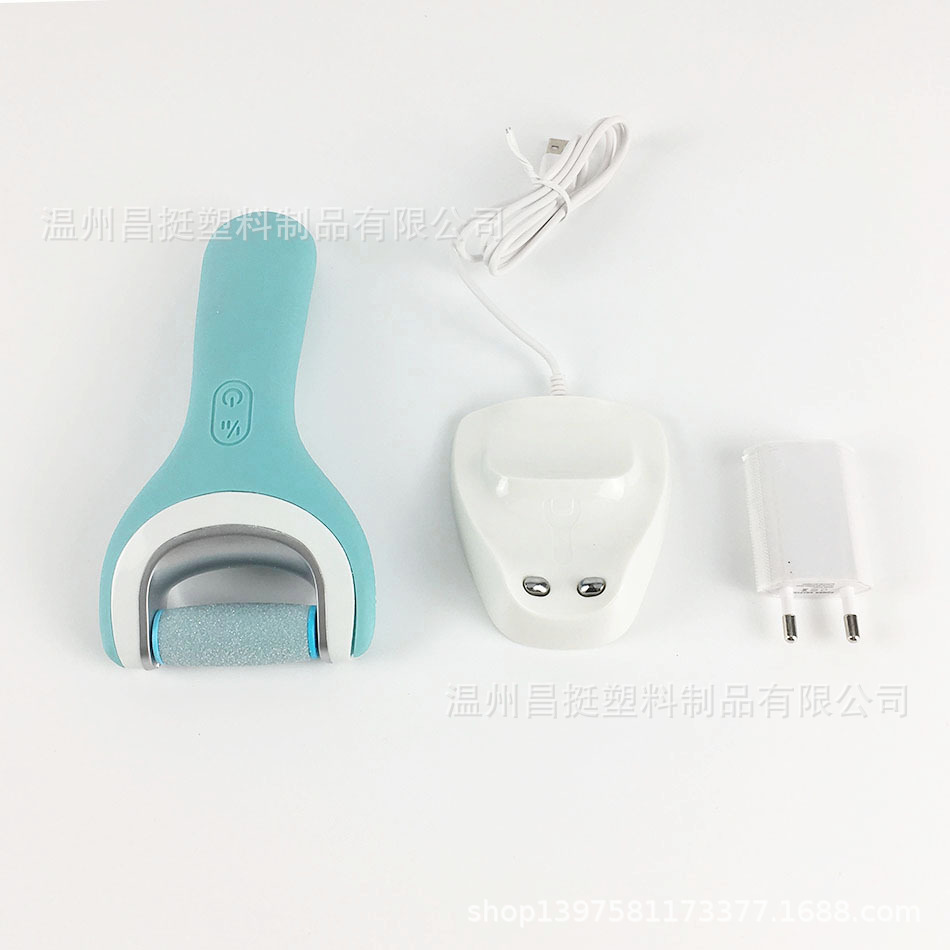 Electric foot file, wireless rechargeable callus and dead skin remover, automatic washable foot care machine