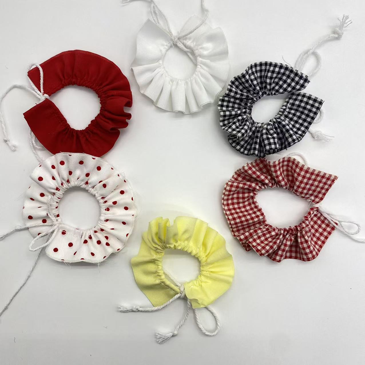 10cm doll clothes plush toy Kt cat pendant diy apron plush doll doll clothes outfit mini apron