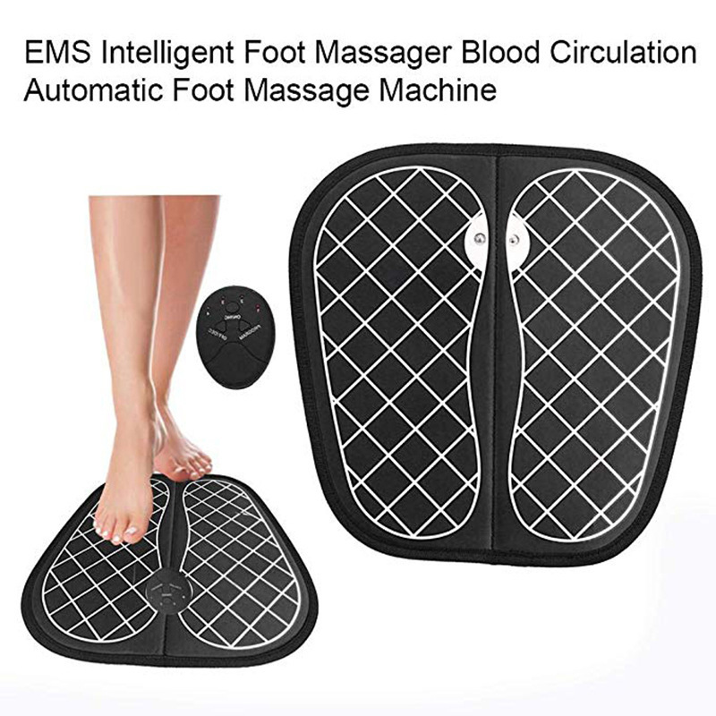 Foot therapy machine foot massager EMS meridian health physiotherapy device acupoint acupuncture foot massage pad