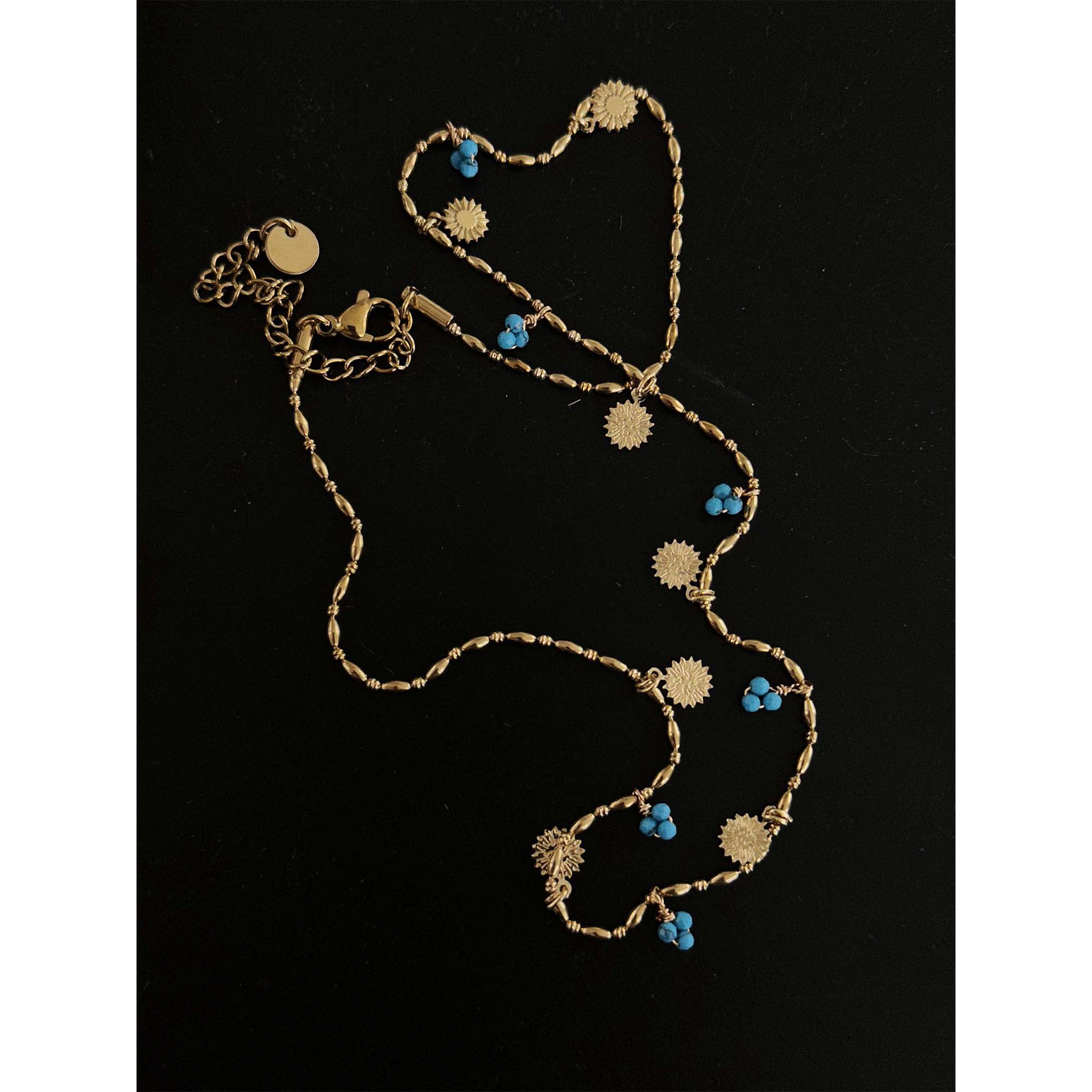 301 Early Autumn Hand String South France Romantic Style Necklace Simply Too Beautiful Series Atmosphere Women O12-10