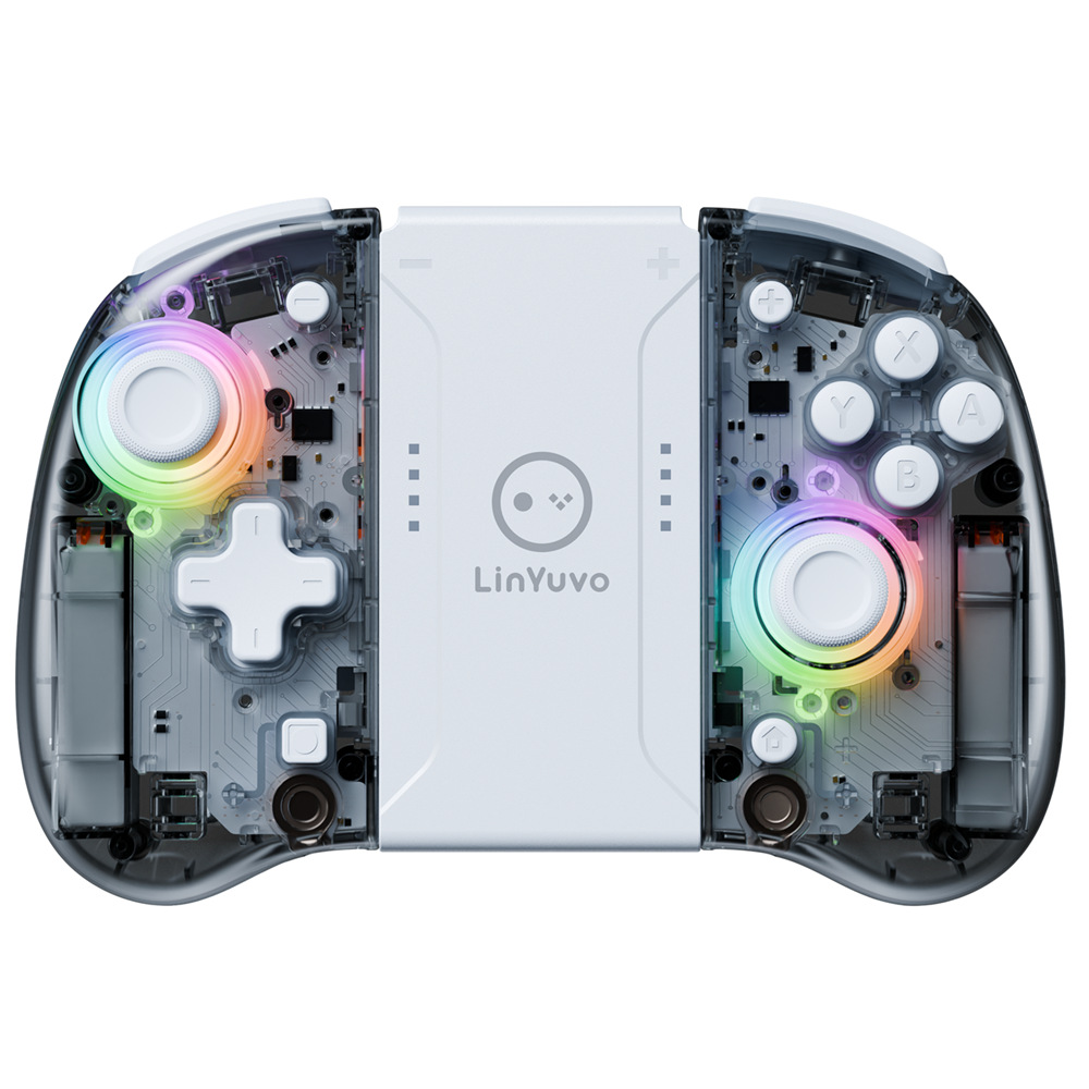 LinYuvo Lianyou switchjoycon wireless handle RGB macro function left and right bluetooth portable handheld console